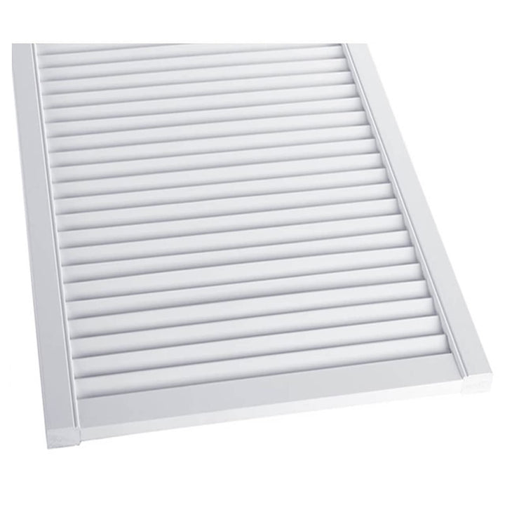 ben+camilla.com Lamellentüren 615 x 594 x 21 mm weiss seidenmatt mit offenen Lamellen Kiefernholz fü