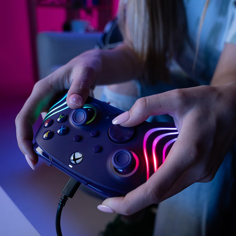 PDP Xbox Afterglow Wave Kabelgebundener Controller Lila