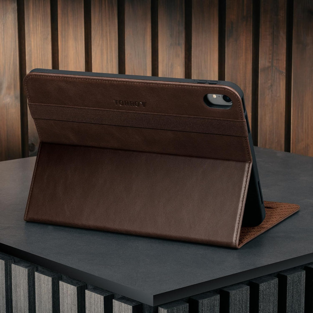 TORRO Lederhülle kompatibel mit iPad 10.9" 10. Generation - Echtes Leder iPad 10. Generation (2022)