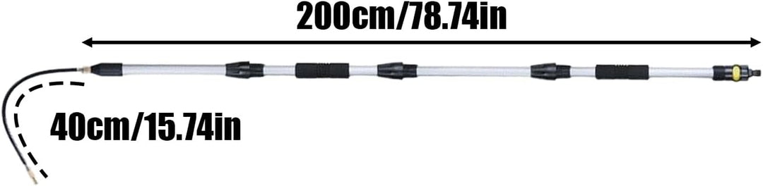 Reinigungsgerät Für Dachrinnen - 18 Zentimeter Verstellbarer Teleskopischer Reinigungsstab - Reinigu