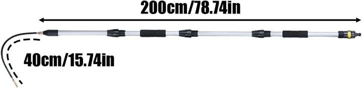 Reinigungsgerät Für Dachrinnen - 18 Zentimeter Verstellbarer Teleskopischer Reinigungsstab - Reinigu