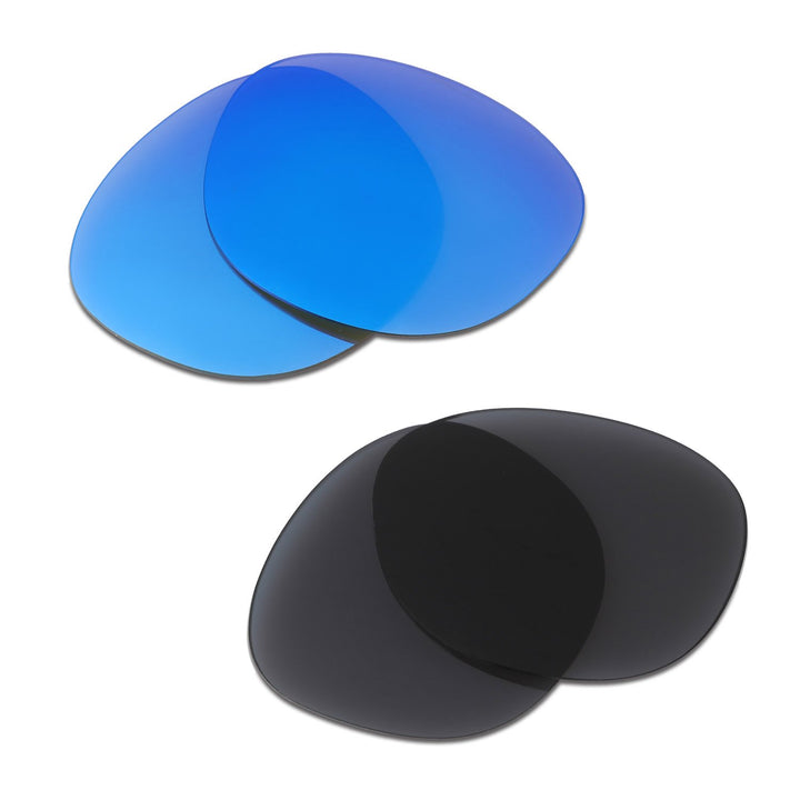 HKUCO Plus Mens Replacement Lenses For Oakley Latch Sunglasses Blue/Black Polarized
