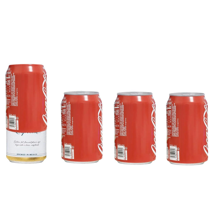 4 Stück Silikonhülle für Bier Dosen, cola dosenhülle, Wärmeisolierhülle für Bierdosen, 12 oz (355 ml