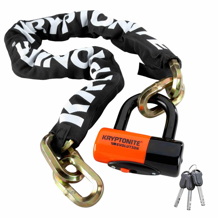 Kryptonite K999515 Kettenschloss, Schwarz, 100cm Single, Single