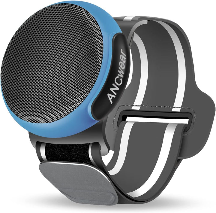 ANCwear Tragbarer Bluetooth-Lautsprecher mit 17 Soundmodi, integriertem Mikrofon, Clip-On-Design, wa