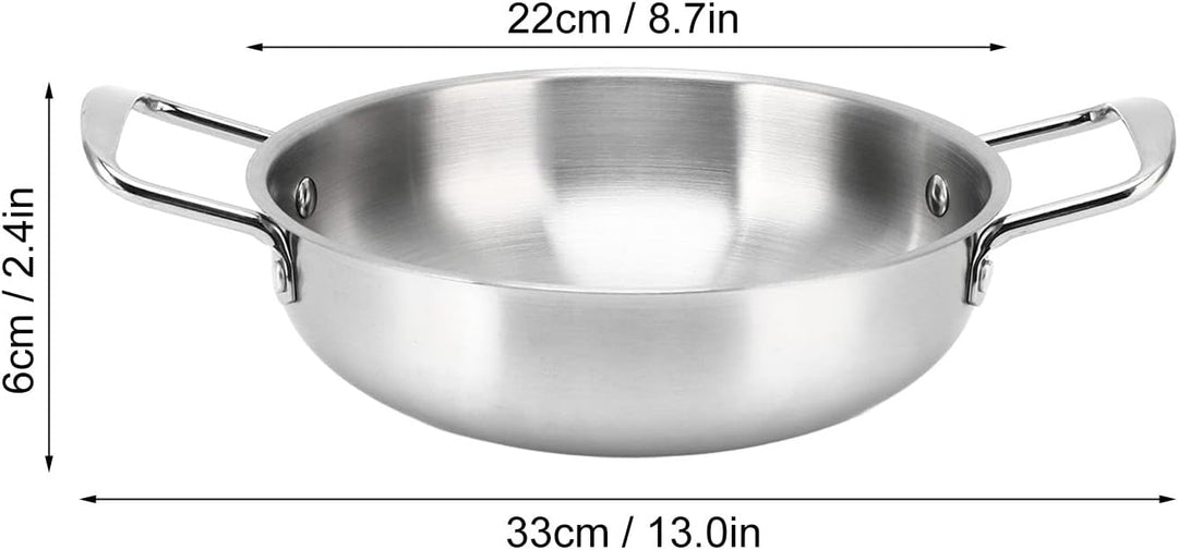 Koreanischer Ramen-Topf, Heizung, Gleichmässig Integriertes Design, Nudeltopf, Flache Stahlfarbe, Bi