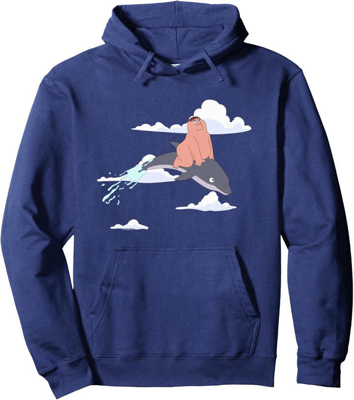 Family Guy Peter auf einem Delfin Pullover Hoodie