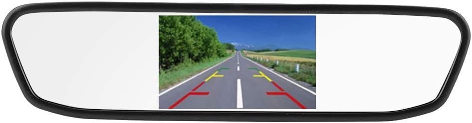 Rückfahrkamera Monitor, HD TFT LCD-Bildschirm Auto Monitor Rückspiegelmonitor Einfache Installation