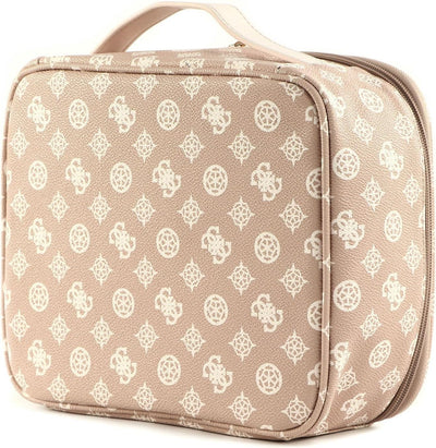 GUESS Wilder Travel Cosmetic Organizer Case Nude/Blush Multi