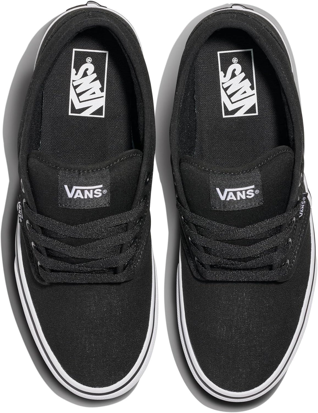Vans Herren AtwoodSneaker 40 EU Canvas Black White, 40 EU Canvas Black White