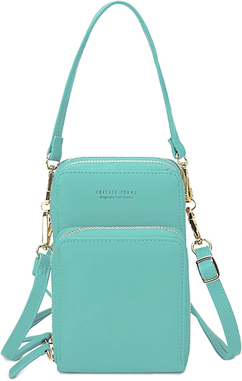 FANDARE Handy Umhängetasche Frauen Crossbody Tasche Schultertasche Damen Handy-Brieftasche Klein Han