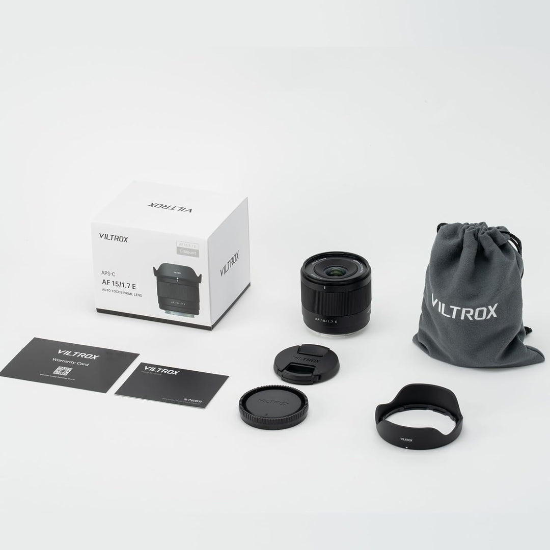 VILTROX 15mm F1.7 E-Mount-Objektiv für Sony, APS-C Ultraweitwinkel-Autofokus-Objektiv für Sony E-Mou
