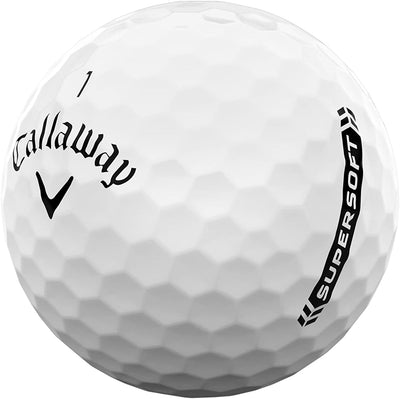 Callaway Supersoft Golfbälle 2023 Weiss, Weiss