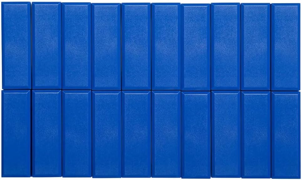 MAUL Facetterand Magnete (20 Stück) MAULpro 53 x 18x 10 mm | Mini Magnete aus Kunststoff | Starke Ma
