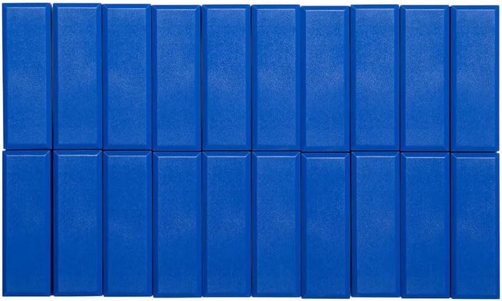 MAUL Facetterand Magnete (20 Stück) MAULpro 53 x 18x 10 mm | Mini Magnete aus Kunststoff | Starke Ma