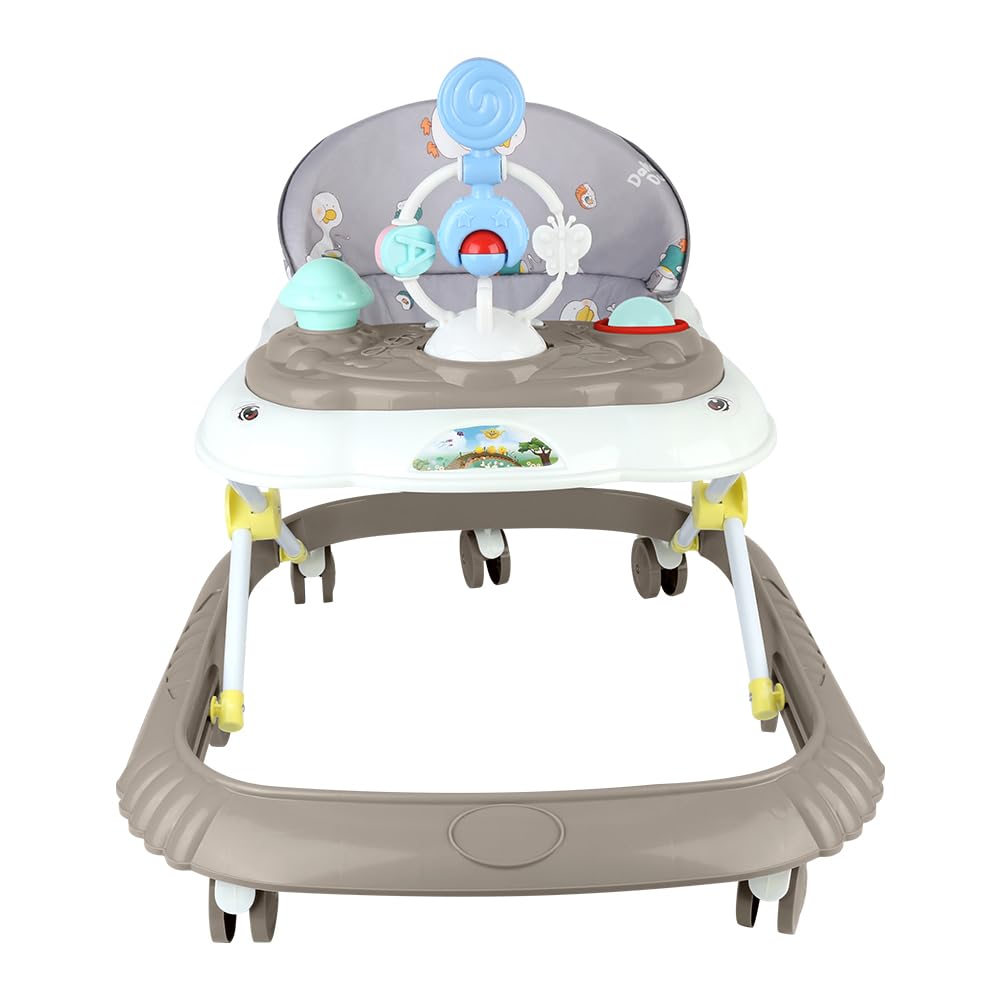 Lauflernhilfe für Jungen und Mädchen,Baby Gehfrei Lauflernwagen mit Spielcenter,Geräuscharm, Anti-Ro