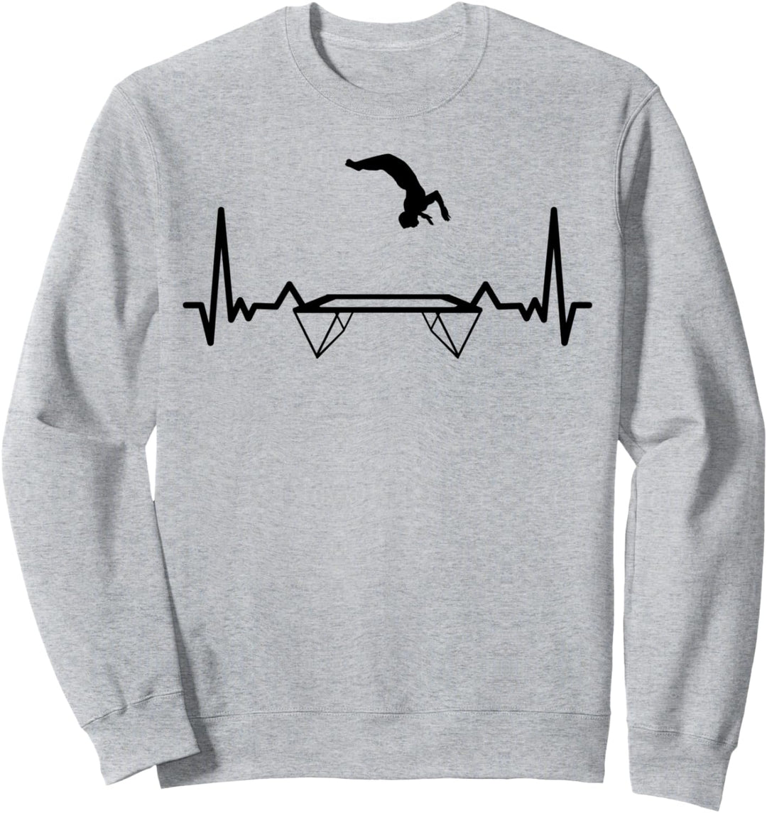 Trampolin Fitness Workout HERZSCHLAG TRAMPOLIN Sweatshirt