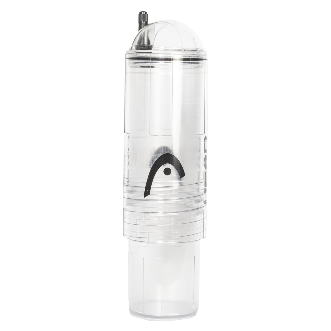 HEAD Unisex-Adult Pump Ball Pressurizer 4 Ball Clear, 4 Ball Clear