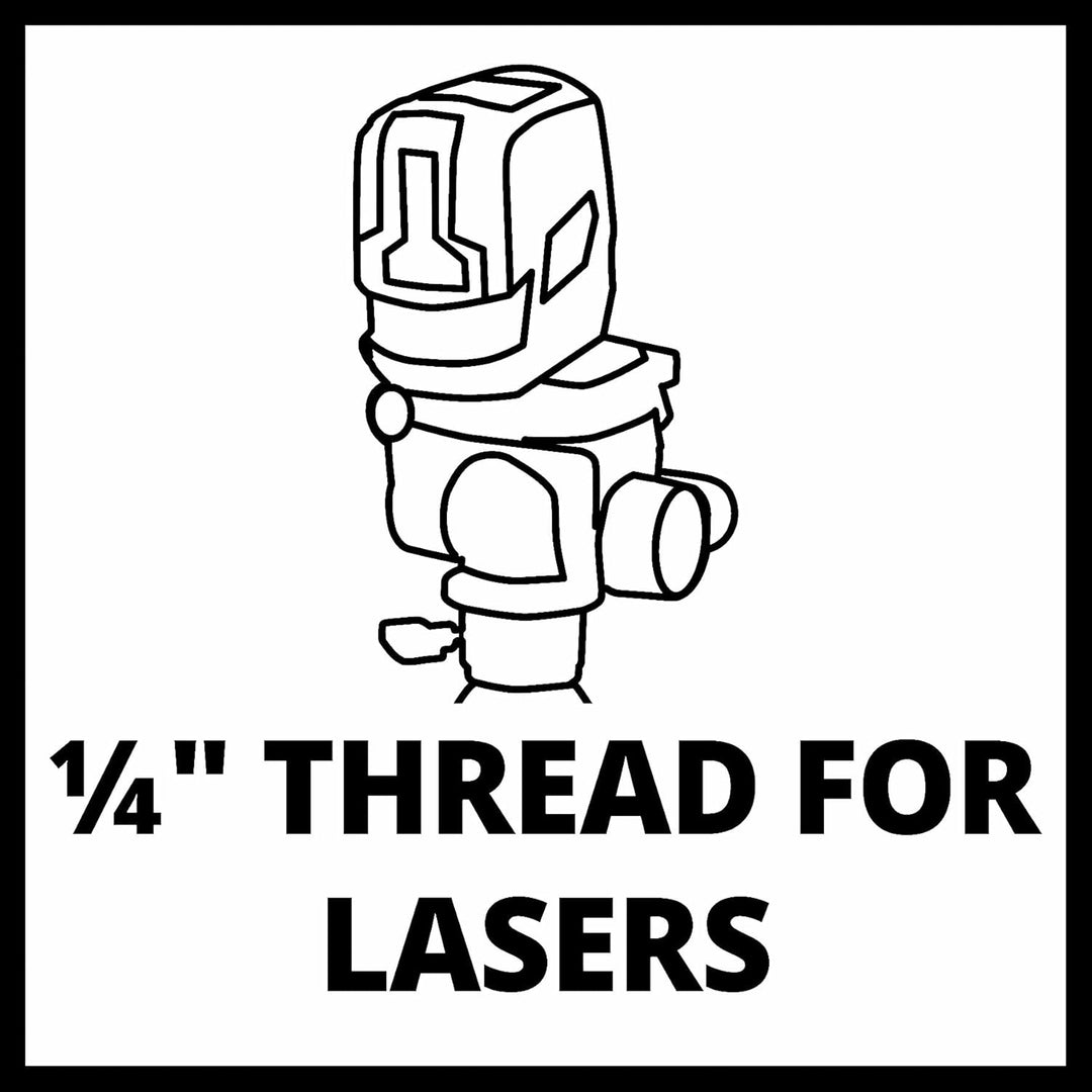 Original Einhell Tripod Laser Adapter 1/4" (Laser-Zubehör, passend für Einhell Tripod 85-170 cm, zur