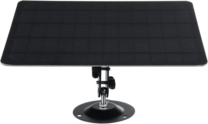 10W 5V Micro-USB-Solarpanel 2000mAh 360-Grad-Rotation Wasserdichte an der Wand befestigte Monokrista