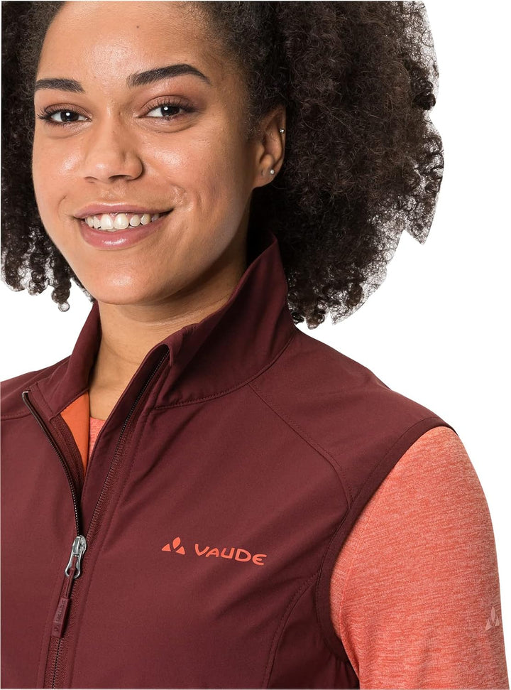 VAUDE Women's Hurricane Vest III 38 dark cherry, 38 dark cherry