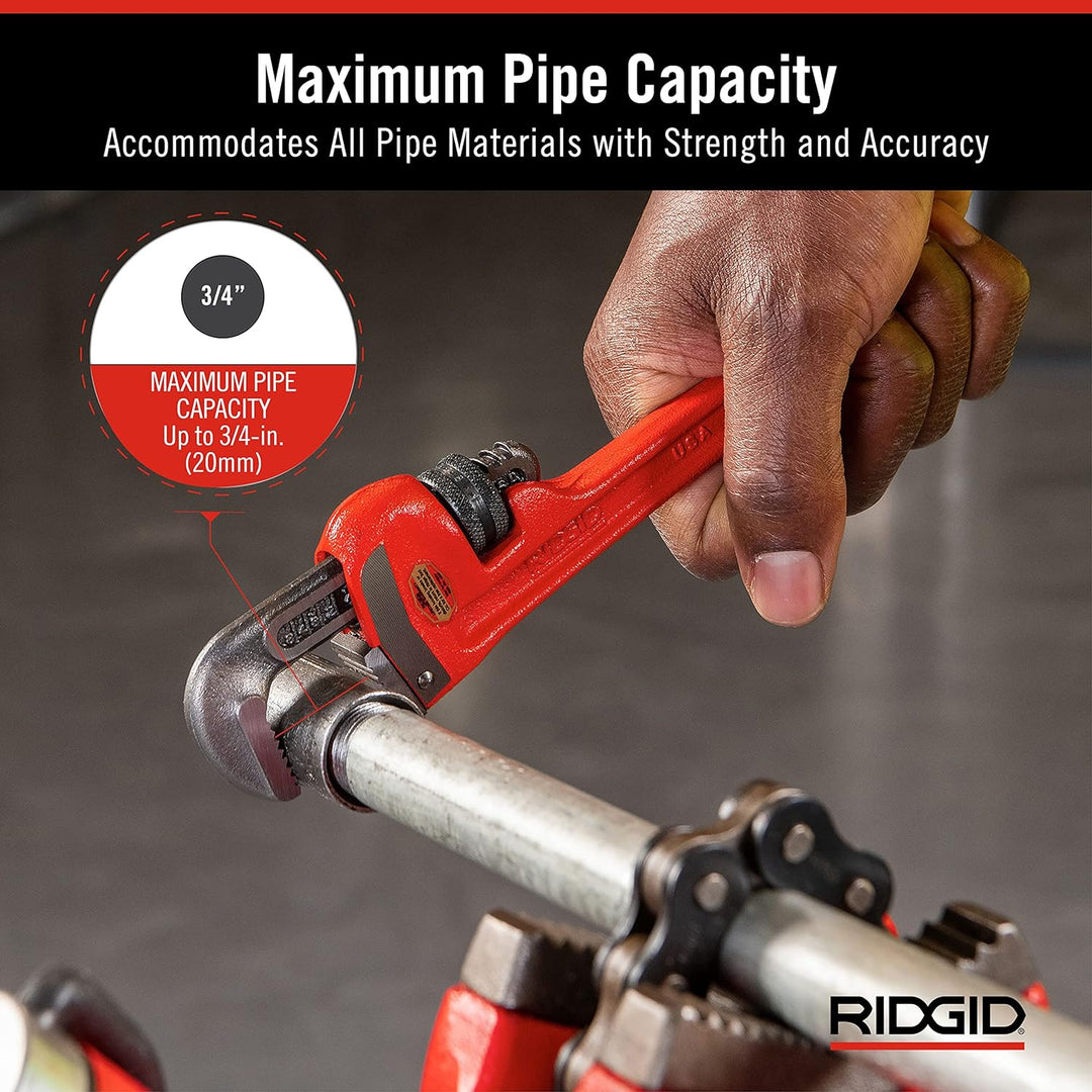 RIDGID 31000 Modell 6" gerade Rohrzange für schwere Beanspruchung, 6" Sanitär-Schraubenschlüssel 6 i
