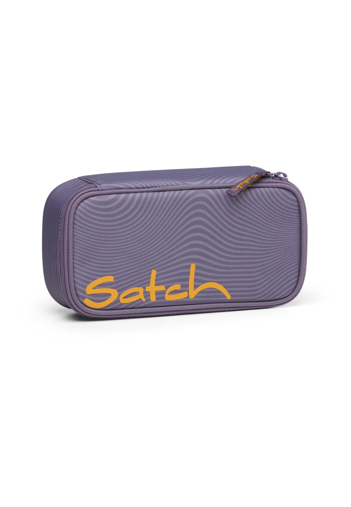 Satch Schlamperbox extra gross inkl. Trennfach Reissverschlussfach Stiftehalter Geodreieck Sichtfens