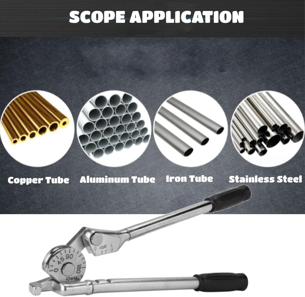 Biegezange,180 ° handliches Rohrbiegewerkzeug Professionelle Manuelle Rohrbiegemaschine für Rohre au