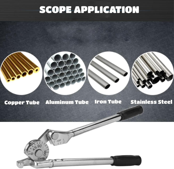 Biegezange,180 ° handliches Rohrbiegewerkzeug Professionelle Manuelle Rohrbiegemaschine für Rohre au