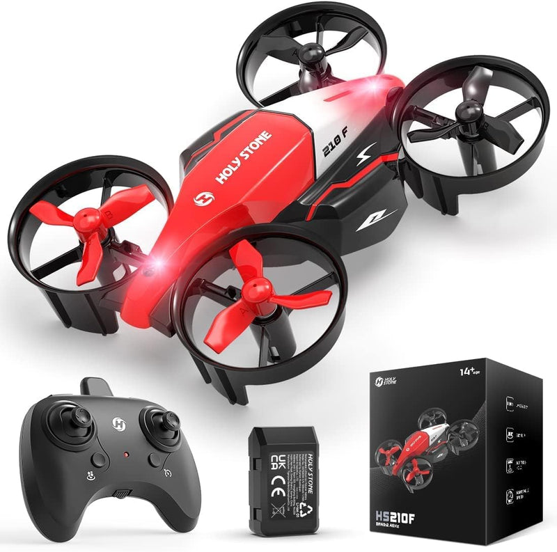 Holy Stone HS210F Mini Drohne für Kinder, 2 in 1 RC Quadcopter Drohnen mit Land- und Flugmodus,LED L