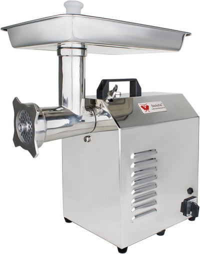 Beeketal 'FW1100' Profi Edelstahl Fleischwolf mit Wurstfüller Aufsatz, 220 kg/Std. Durchsatz, 1100W