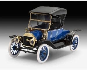 Revell Revell 07661 7661 1913 Ford Model T Roadster, Automodellbausatz 1:24, 14,4cm REV-07661, unlac