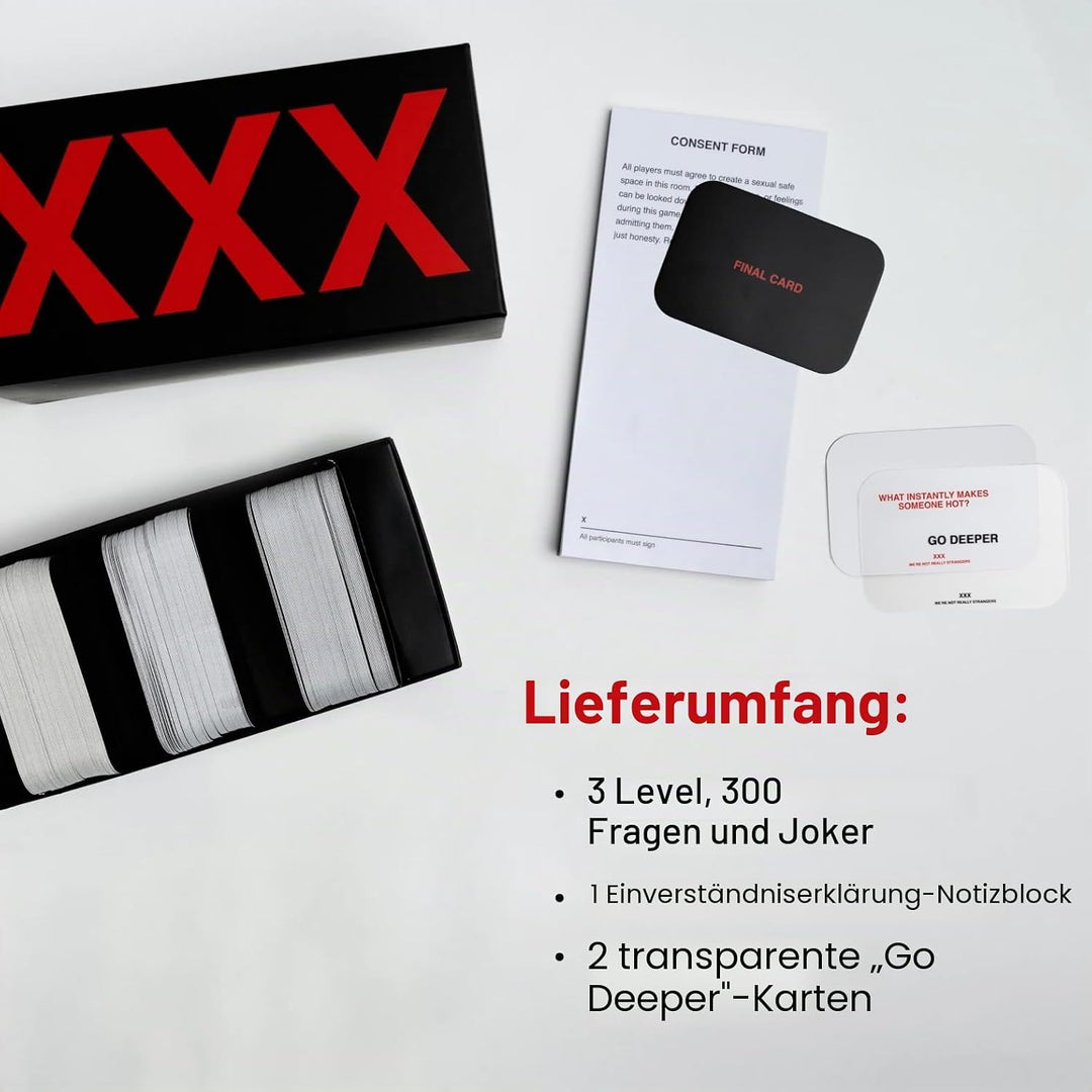 WE'RE NOT Really Strangers Kartenspiel für Erwachsene, 300 Gesprächskarten und Wildcards Ein ehrlich
