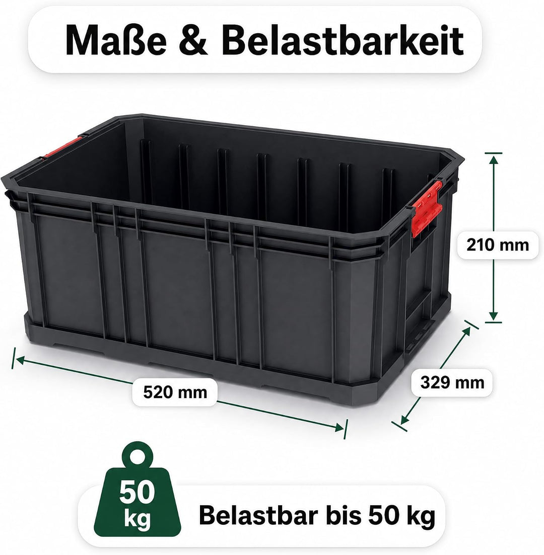 Sortimentskasten Set 7-tlg., Kleinteilemagazin mit Trennwänden
