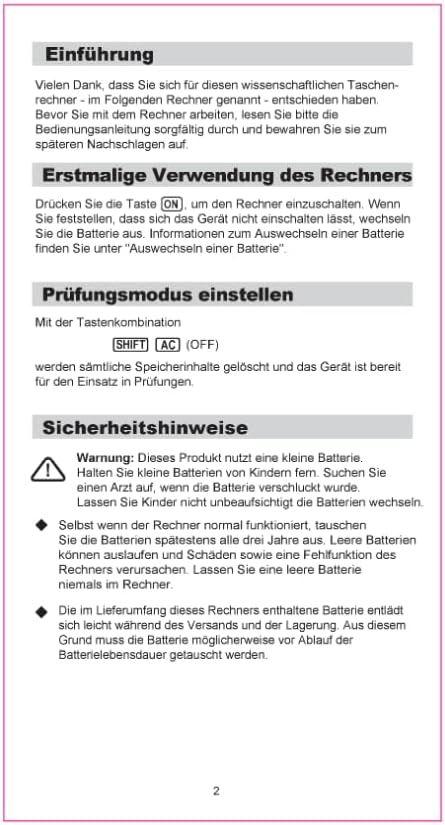 Calcoom IQ-Z8 + 5 Jahre Garantie + Schutztasche