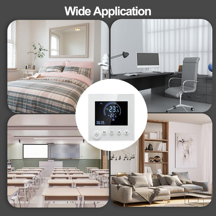 Thermostat Fussbodenheizung, Thermostat Heizung Smart Digital Raumthermostat Wandthermostat Programm