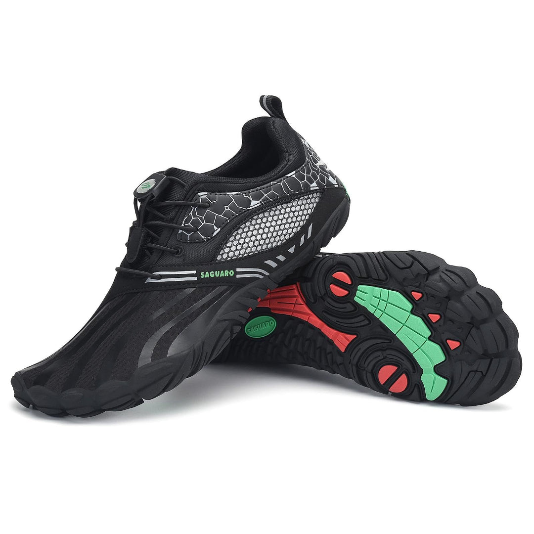 SAGUARO Barfussschuhe Herren Damen Outdoor Sport Fitnessschuhe Traillaufschuhe Gr.35-48 36 EU Fe Sch