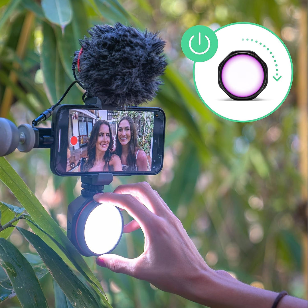 JOBY Beamo Reel Color Next-gen LED Licht für Content Creator für spiegellose Kompaktkameras oder Sma