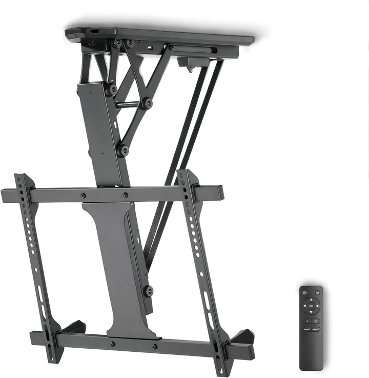 Xantron DEHA-600E TV Deckenhalterung elektrisch klappbar neigbar für 32-70 Zoll/elektrische Fernsehh