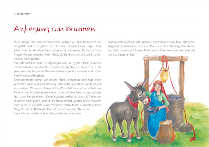 Elias auf dem Weg nach Bethlehem. Ein Folien-Adventskalender zum Vorlesen und Gestalten eines Fenste