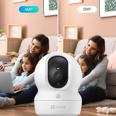 EZVIZ WLAN Indoor Überwachungskamera, 360º PTZ IP Kamera mit Farbnachtsicht, Personen-/Geräuscherken