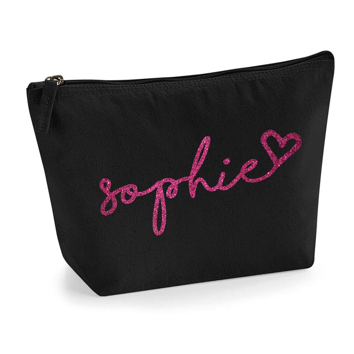 Personalisiert Handgeschriebener Name Initialen Text Kosmetiktasche Damen Schminktasche für Handtasc