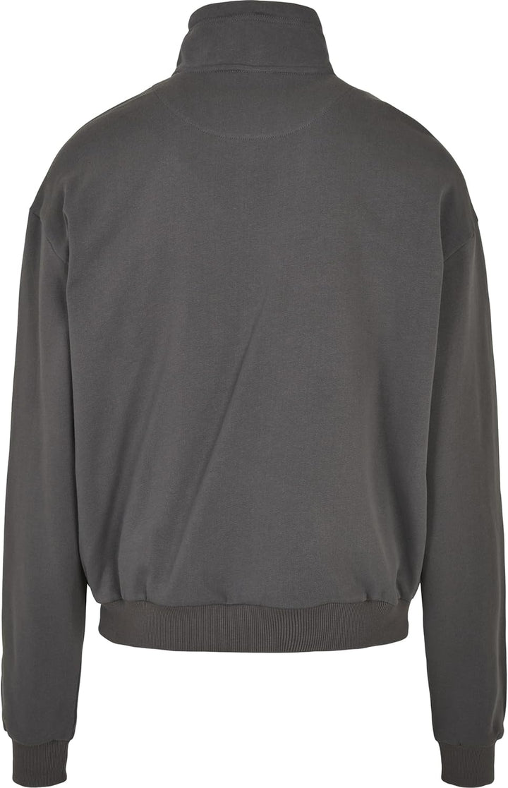 Urban Classics Herren Organic Drawstring Troyer Sweatshirt, M