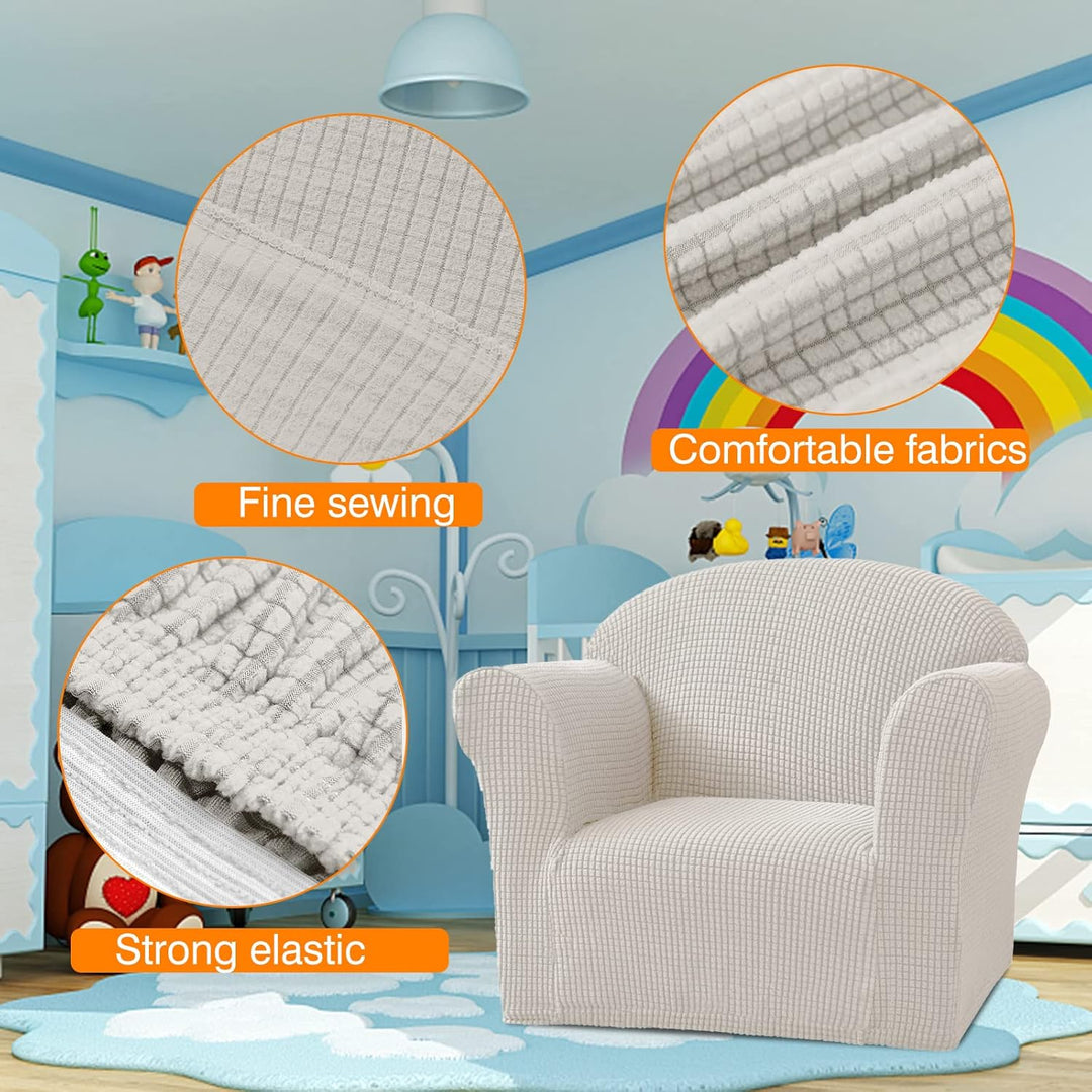 VanderHOME Kindersofa Bezug Sofas fürs Kinderzimmer Stretch Spandex Couchbezug Sofahusse fürs Kinder