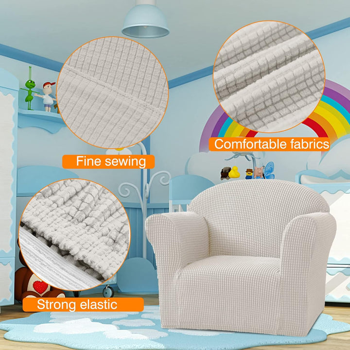VanderHOME Kindersofa Bezug Sofas fürs Kinderzimmer Stretch Spandex Couchbezug Sofahusse fürs Kinder