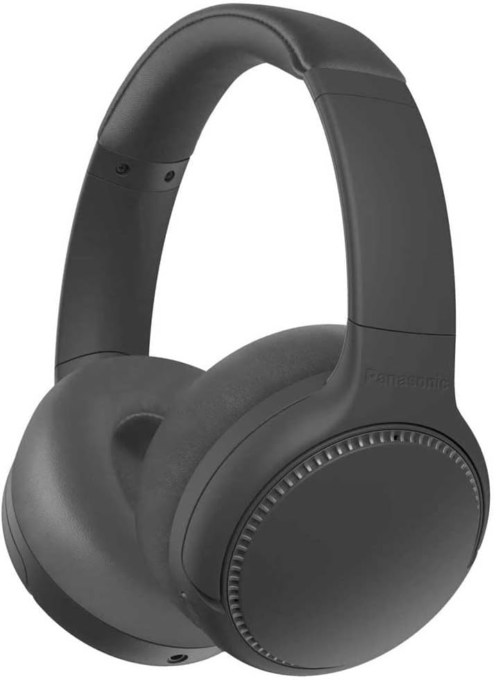 Panasonic RB-M500BE-K Bluetooth Over-Ear Kopfhörer - Sprachsteuerung, Bass Reactor, 30 Stunden Akkul