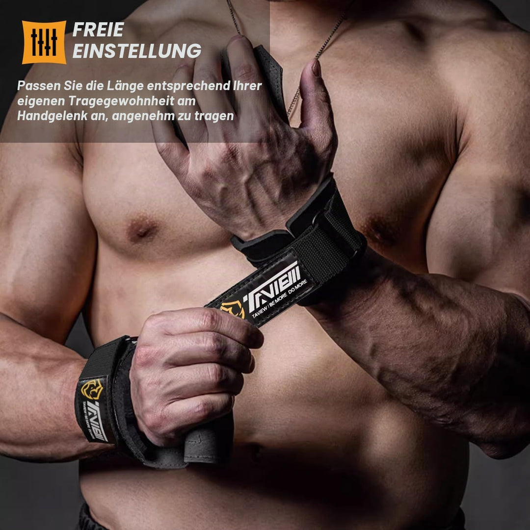 Wrist Straps for Weightlifting for Maximum Grip Support - Lifting Deadlift Strap &amp; Weight Lifting Gr
