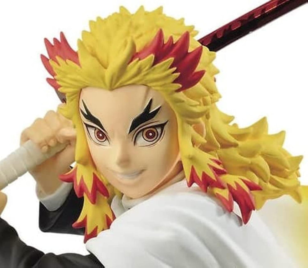 last level Last - Banpresto Figure Kimetsu No Yaiba Kyojuro Action-Puppen, 15 cm, Mehrfarbig (FBP168