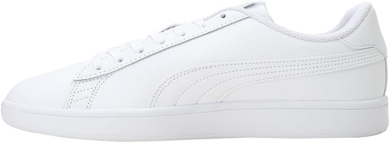 PUMA Unisex Smash V2 L Sneaker 45 EU Puma White Puma White, 45 EU Puma White Puma White