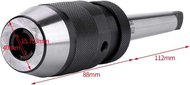 Walfront 1 Stück 1-13 mm 1/2" Schaft Keyless Bohrer Chuck Selbstklebende Drehmaschine Bit Chunk Adap